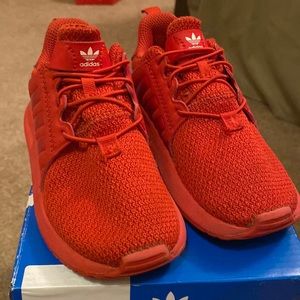 RED adidas toddler size 8 shoes